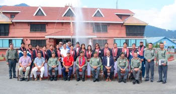 १९औं एशियाली खेलकुद प्रतियोगितामा सहभागी हुने खेलाडीहरुको बिदाई