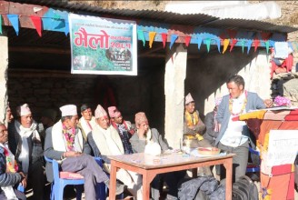 लोप हुँदै गएको भैलो पर्व संरक्षण गदै मुगुका मुगाली