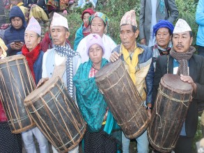 बुढाहाङ सेवामा वढाङमी नाचको रन्को