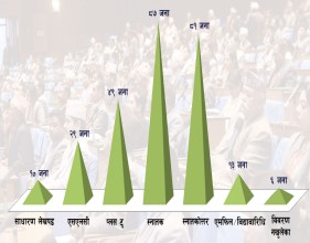 कम्तीमा स्नातक उत्तीर्ण ६५ प्रतिशत