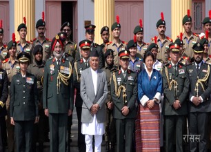 राष्ट्रपति पौडेलसँग भारत, भूटान र माल्दिभ्सका एनसिसी प्रतिनिधिको शिष्टाचार भेट