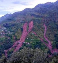 दोरम्बा पहिरोः छ जनाको मृत्यु, चार बेपत्ता