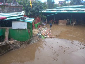 बाढीले बल्खु तरकारी बजारमा रु तीन करोडको क्षति