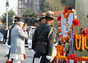 राष्ट्रपतिद्वारा राष्ट्रनिर्माताप्रति सम्मान