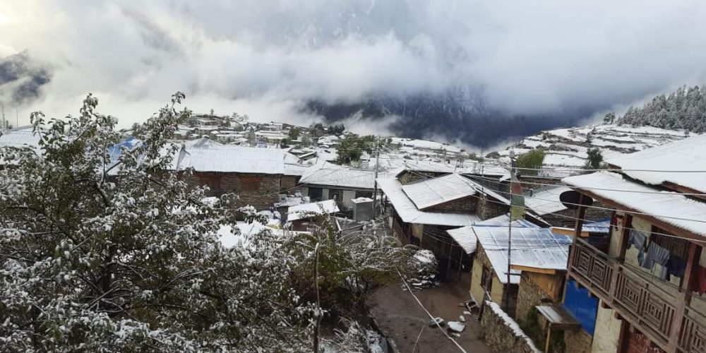 हुम्लामा हिमपात, जनजीवन कष्टकर
