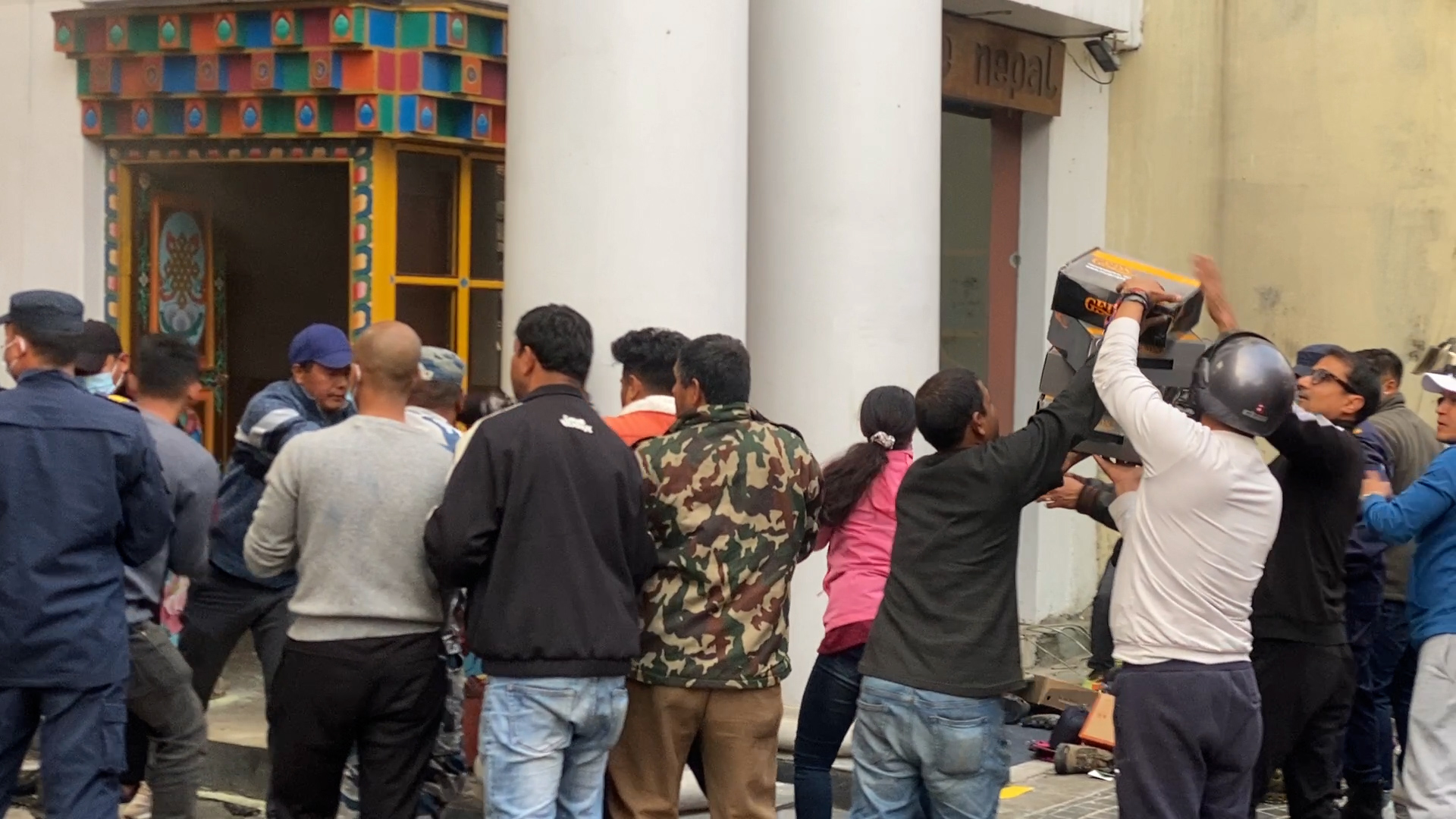 सेलवेज टावरमा आगलागी