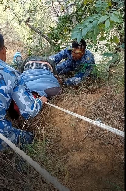 भिरमा अड्किएका गौतमको  सकुशल उद्वार