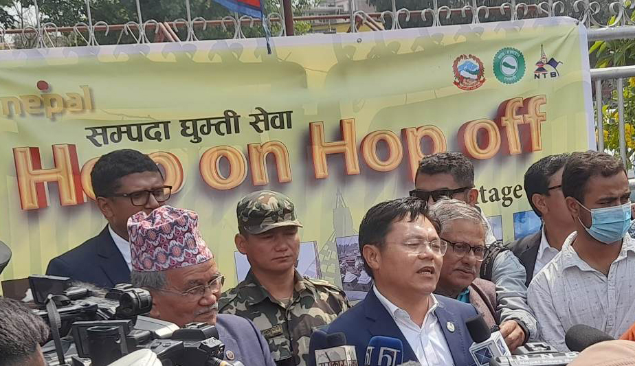 काठमाडाैंमा सम्पदा घुम्ती बस सेवा शुरु