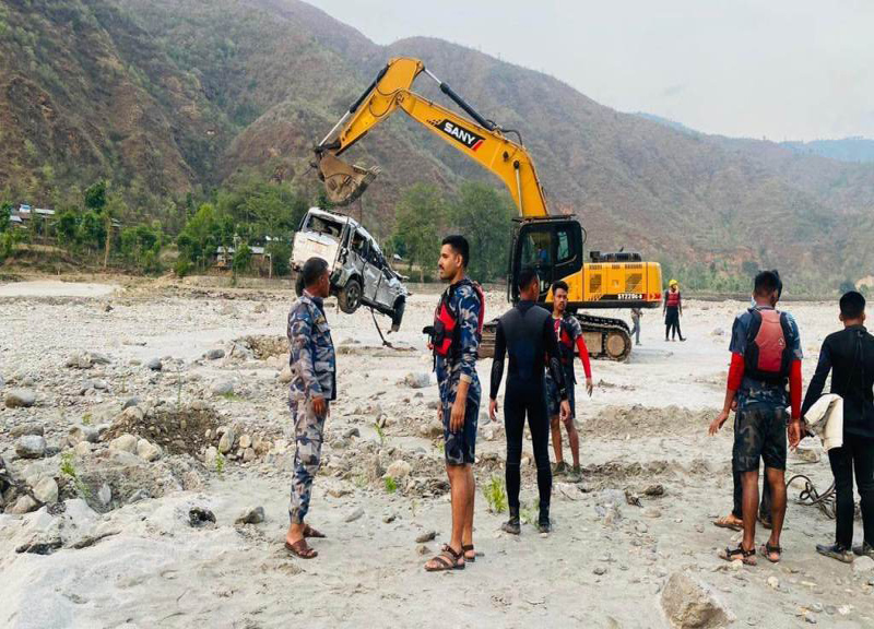 सुनकोसी नदीमा बेपत्ता भएका दुईजना फेला