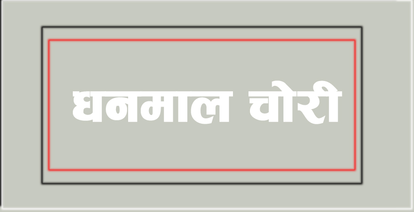 धनमाल चोरी