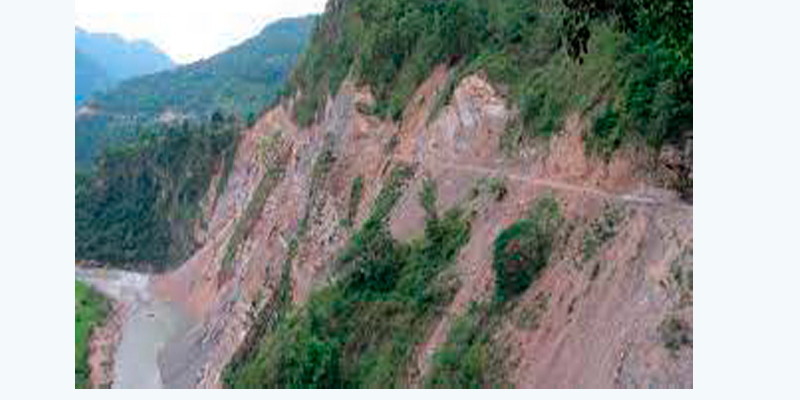 वर्षाले कालीगण्डकी करिडोर सडक अवरुद्ध